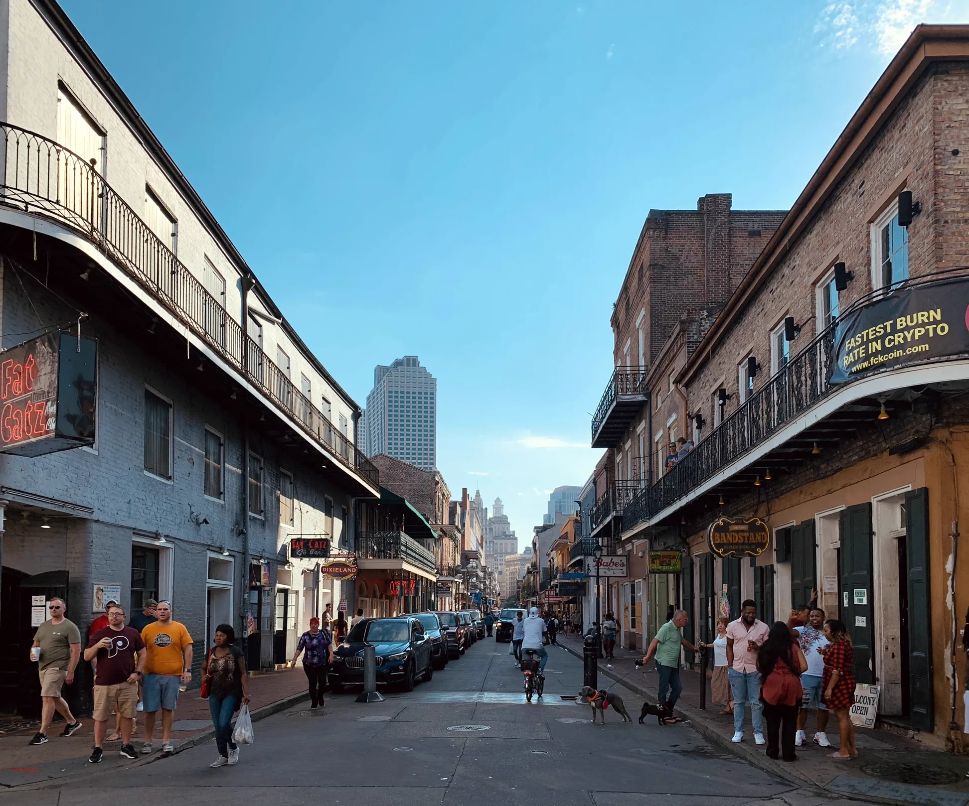 Bourbon Street in New Orleans